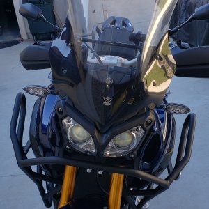 New Wind Shield and Crash Bars T-Rex Racing